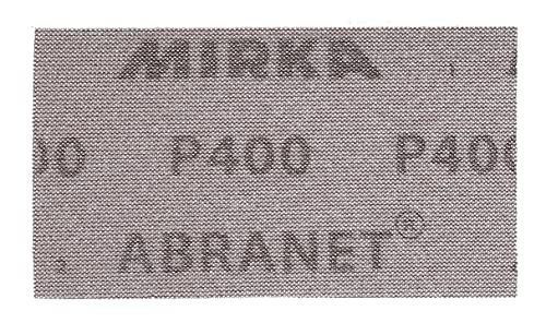 Mirka 9A-149-400 2-3/4 X 5-Inch 400 Grit Mesh Abrasive Dust Free Sanding Sheets, Box Of 50 Sheets #TOP1