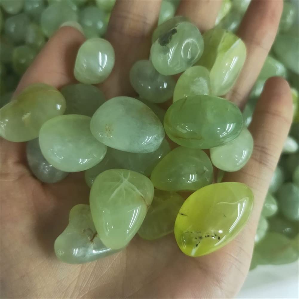 Decoración del hogar, prehnita Natural, Oro, UVA, Cristal de Cuarzo, Piedra de Grava, decoración caída, Cristales de Cuarzo Natural, Piedras for Acuario Inicio Colecciones (Size : 200g)