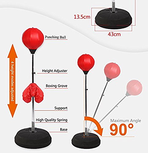 image for vinmax Standing Punching Bag Adult Punching Ball Speed Bag Boxing Set 