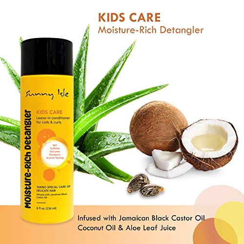 Sunny Isle Kids Care Moisture-Rich Leave-In Detangler 8oz, 236.58 ml (Pack of 1) - Image 2