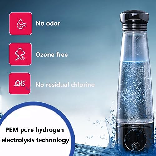 Ioniseur d'eau riche en hydrogène de 260 ml avec affichage LED