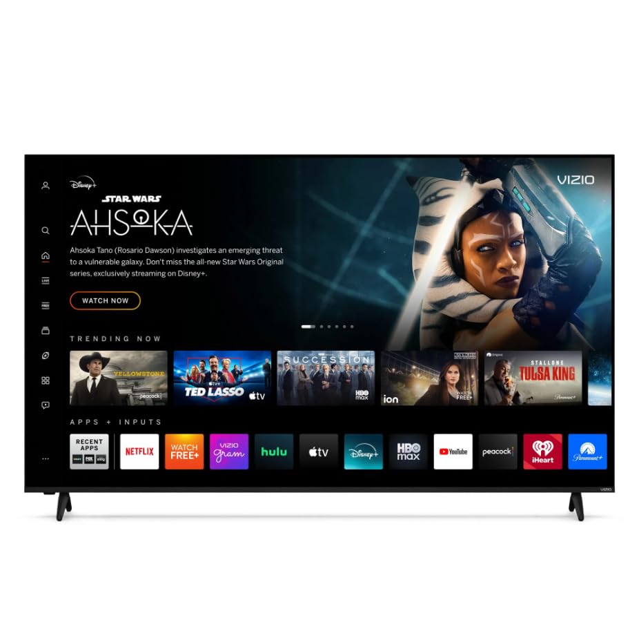 VIZIO 50' 4K UHD LED Smart TV V4K50S-0807 with Dolby Vision, HDR10+, WiFi, Streaming Apps & Voice Control (Renewed)
