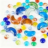 billes formes soleil 【Une multitude d'applications créatives】Que ce soit pour une fête d'anniversaire sur le thème des pirates, une activité manuelle ou pour embellir votre intérieur, ces cailloux décoratif et billes plates sont la solution. Ils ajoutent une touche de magie comme pierres précieuses décoratives ou comme cailloux aquarium dans un univers aquatique.