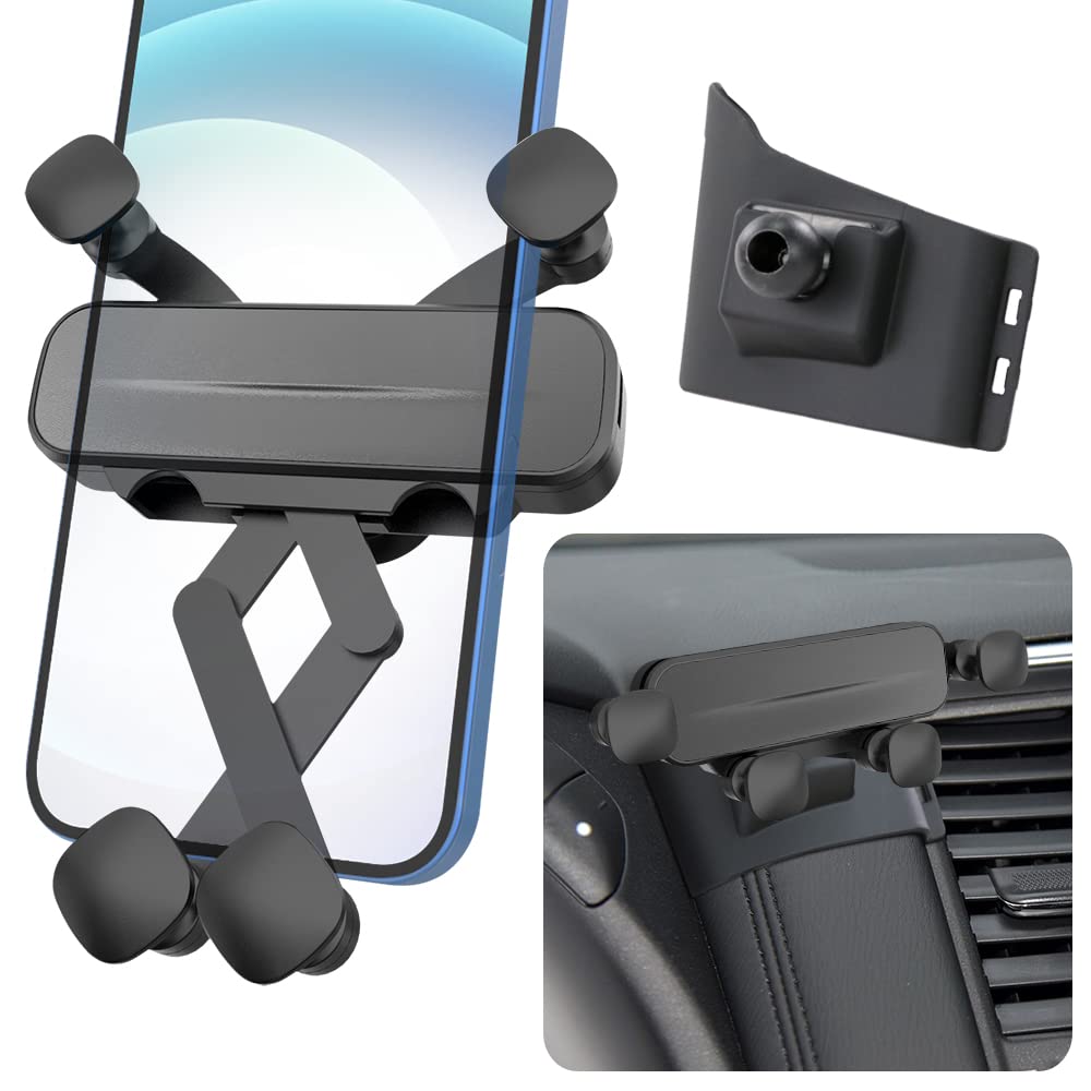 LUNQIN Car Phone Holder Mount for 2017 2018 2019 2020 Nissan Armada Auto Accessories Interior Decoration Mobile Cell Smartphone Bracket