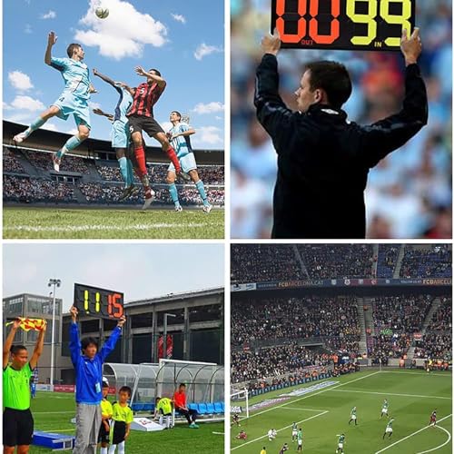Marcador Manual para Árbitros de Fútbol de PP miniatura 6