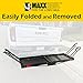 MaxxHaul 50641 60 inch x 20 inch 500 lb. Capacity 2 in 1 Hitch Mount Cargo Carrier Rack and 2 Bike Rack for 2 inch Receiver
