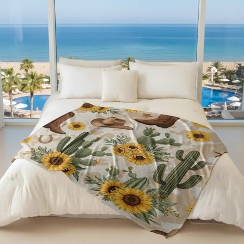 Couverture en flanelle cactus grand lit couverture fraîche et confortable