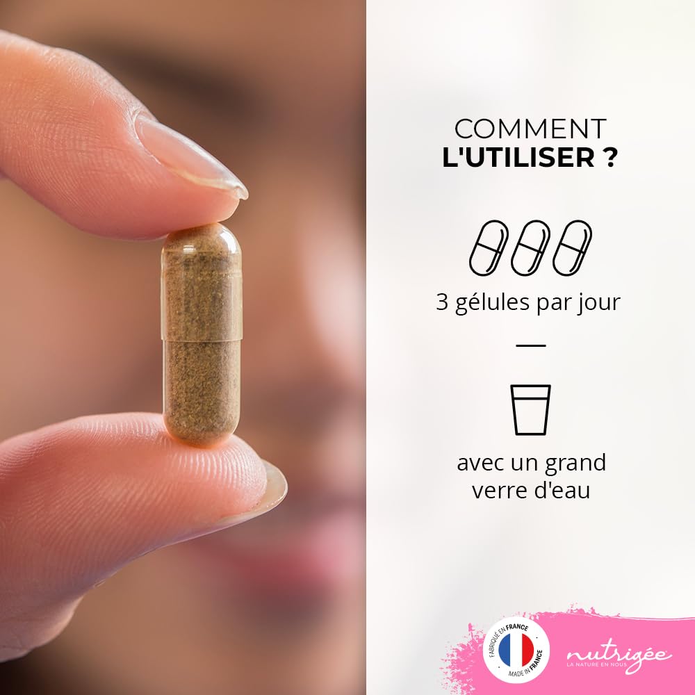 Nutripause - complexe ménopause & post-ménopause ultra-complet 90 gélules – soulage bouffées de chaleur, sueurs nocturnes, nervosité, sommeil – fabriqué en france