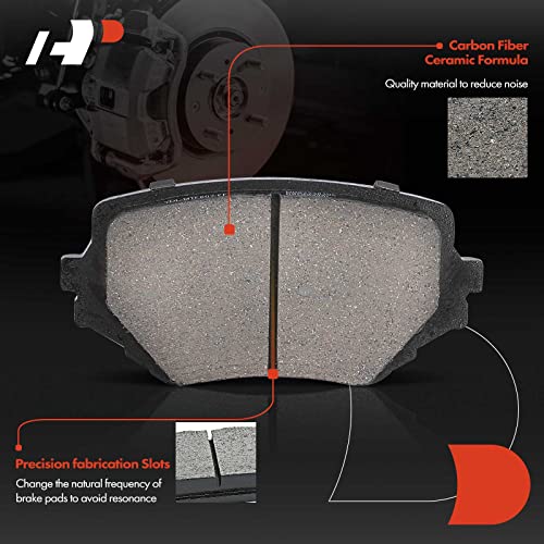 A-Premium Front Ceramic Disc Brake Pads Set Compatible with Suzuki Grand Vitara 1999-2005, XL-7 2002-2004, Sidekick 1996-1998, 4 Pcs by A-premium - Image 3