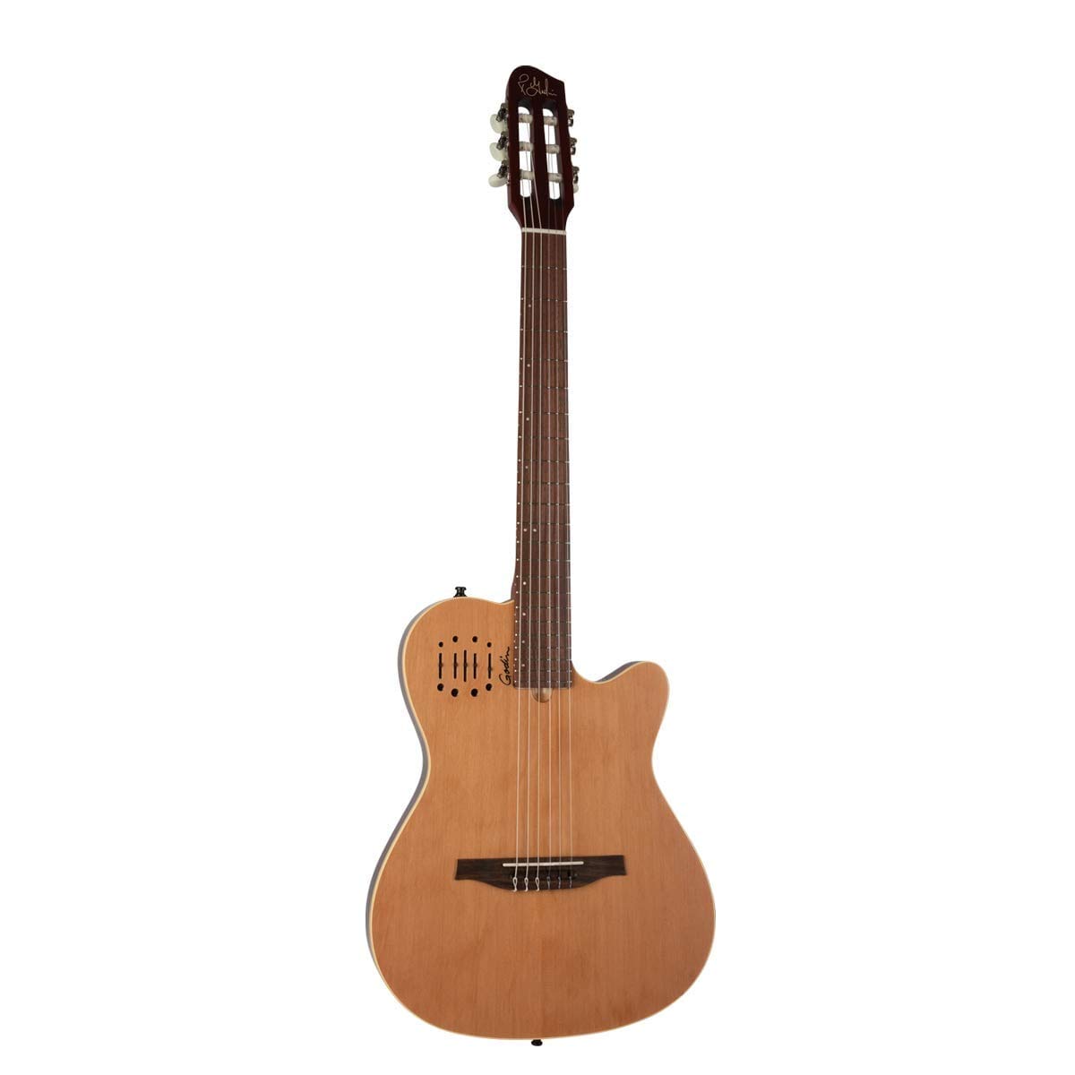 Amazon.com: Godin MultiAc Nylon Encore – Natural Semi-Gloss