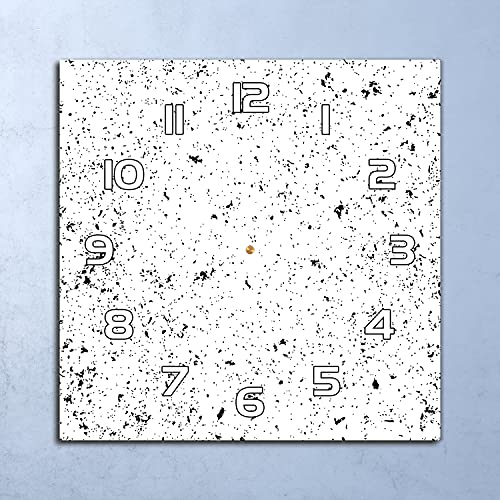 Horloge en verre de sécurité impression haute définition design speckle - 3