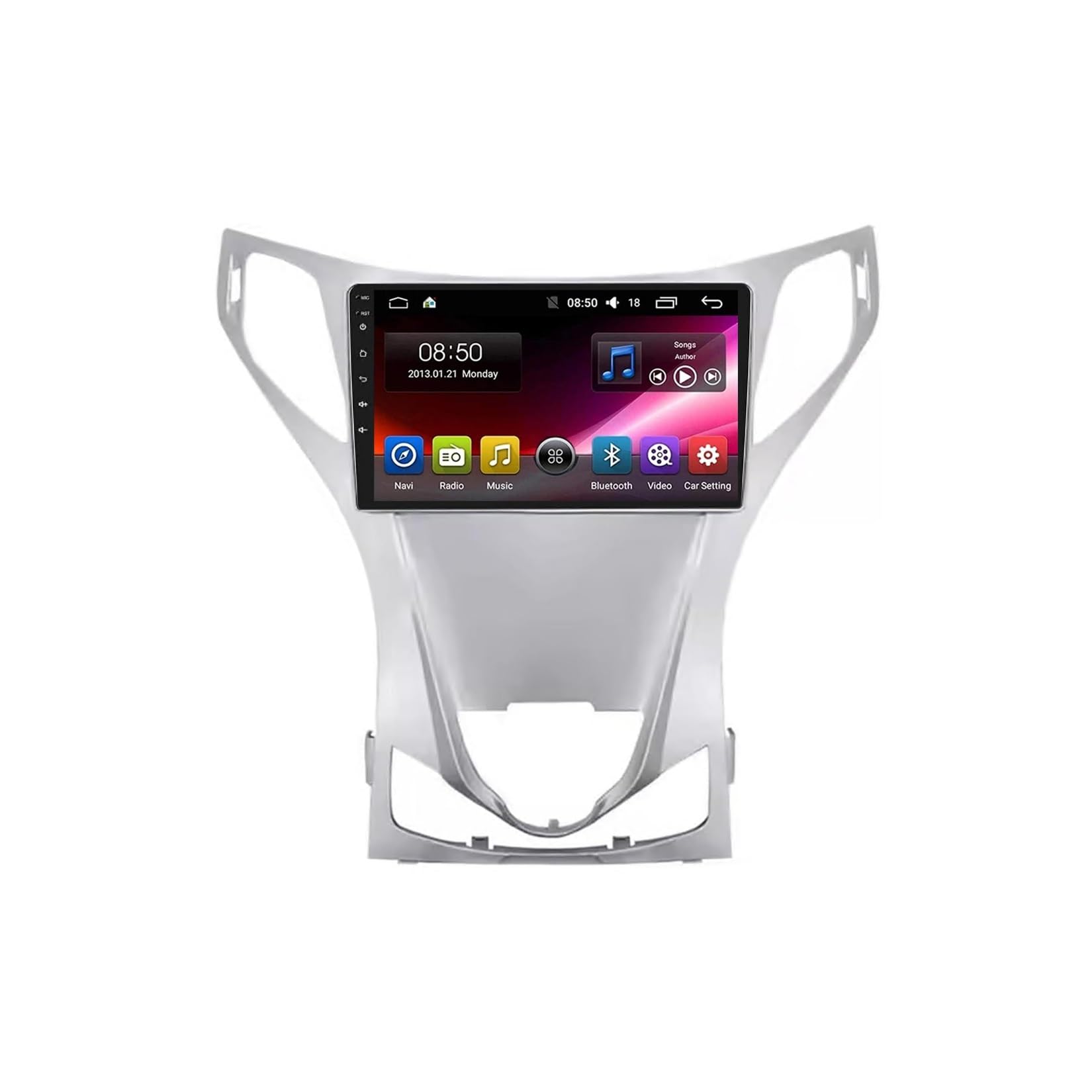 Ekran Carplay dla Hyundai Azera 2011-2013 Mirror Link, Asystent Głosowy, Nawigacja Na Żywo, Ekran Dotykowy, Bluetooth, 8 Rdzeń 4G+64G