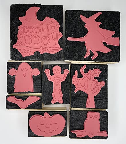 Halloween Rubber Stamps, Witch Rubber Stamps