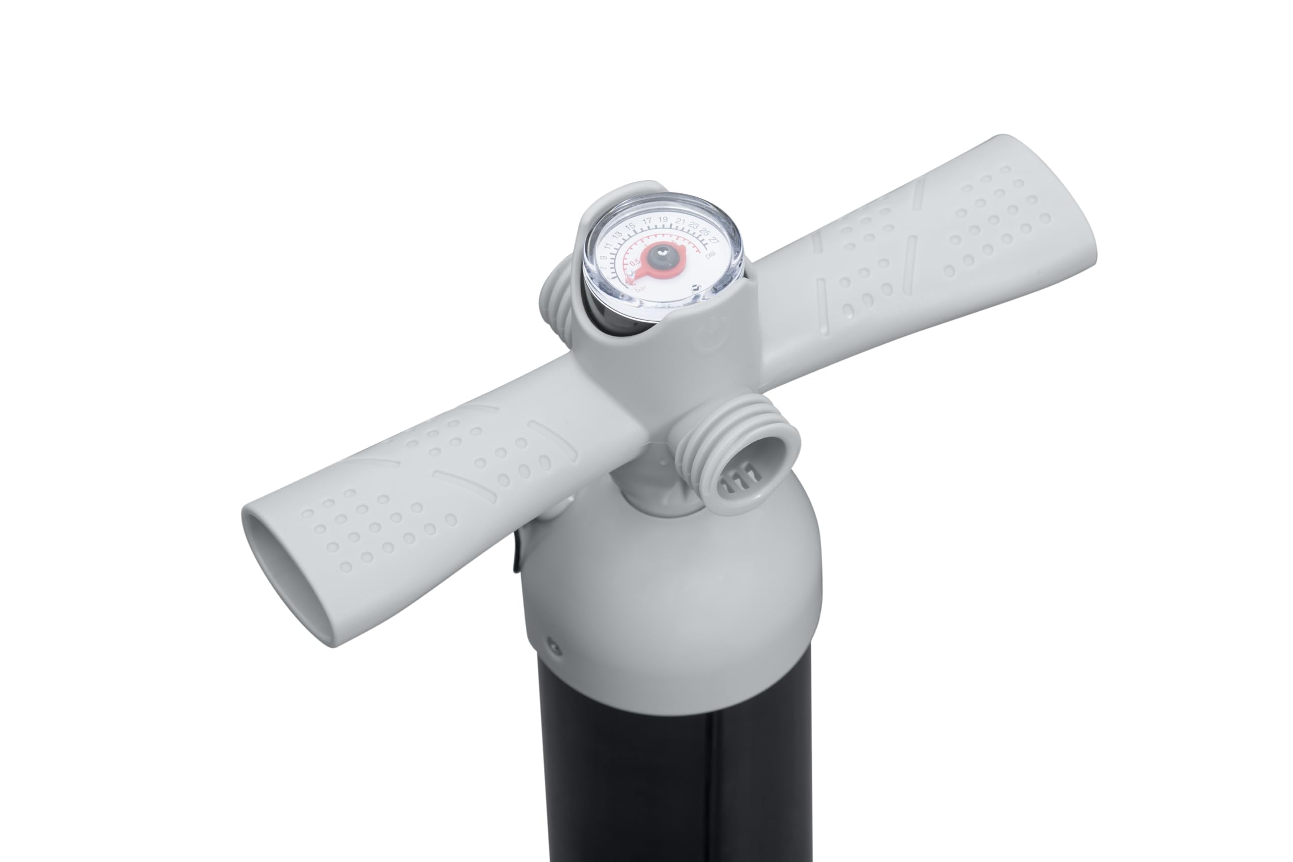 BESTWAY Inflador Manual de Alta Presión Air Hammer 25x10,5x64,5 cm Negro