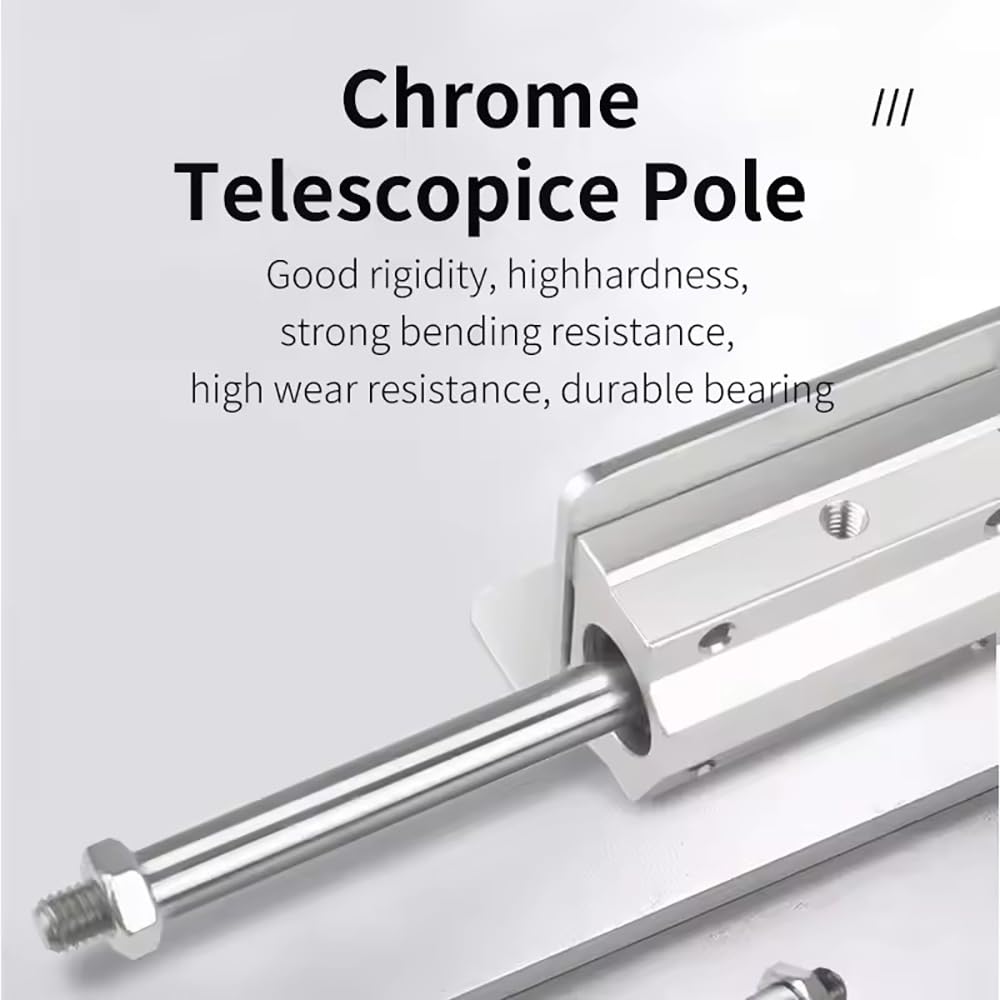 Linearantrieb,Linear Actuator,Hubkolbenmotor,Einstellbarer teleskop Motor DIY Motor mit Drehzahlregler 12v-Teleskopischer Hub 3-15cm (45 Hübe/Minute) für Rüttler/Schwingsieb