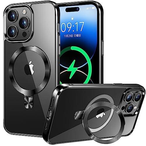 ☆　iPhone14Pro　ケース　Magsafe対応　スタンド機能　クリア Amazon.co.jp: 【CD MagSafeリング・スタンド一体】iPhone14 Pro Max
