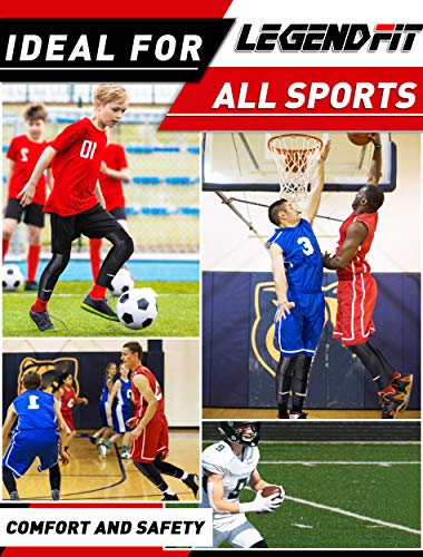 image for Legendfit Basketball Knee Pads for Kids Youth Adults Protective Padded