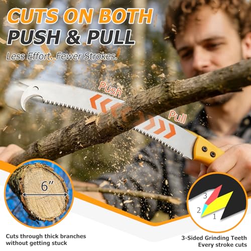 15.2FT Manual Push-Pull Pole Saw
