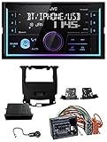 Zweizeiliges, 13 + 8-stelliges (inkl.Uhr) VA-LC-Display, mit besonders hohem Kontrast (inkl. Spektrum Analizer); Weißes Display, variable Tastenbeleuchtung (2-Zonen), automatischer Dimmer; Bluetooth-Modul mit Audio-Streaming (A2DP) und AVRCP 1.5 Steuerung; Gleichzeitiges Koppeln von 2 Telefonen möglich; EASY PAIRING-Funktion für iPhone & Android; Kompatibel mit vorhandener Sprachsteuerung von Android/iOS Geräten; Große Direktzugriffstasten für Music Streaming, Telefonfunktion und Quellumscha