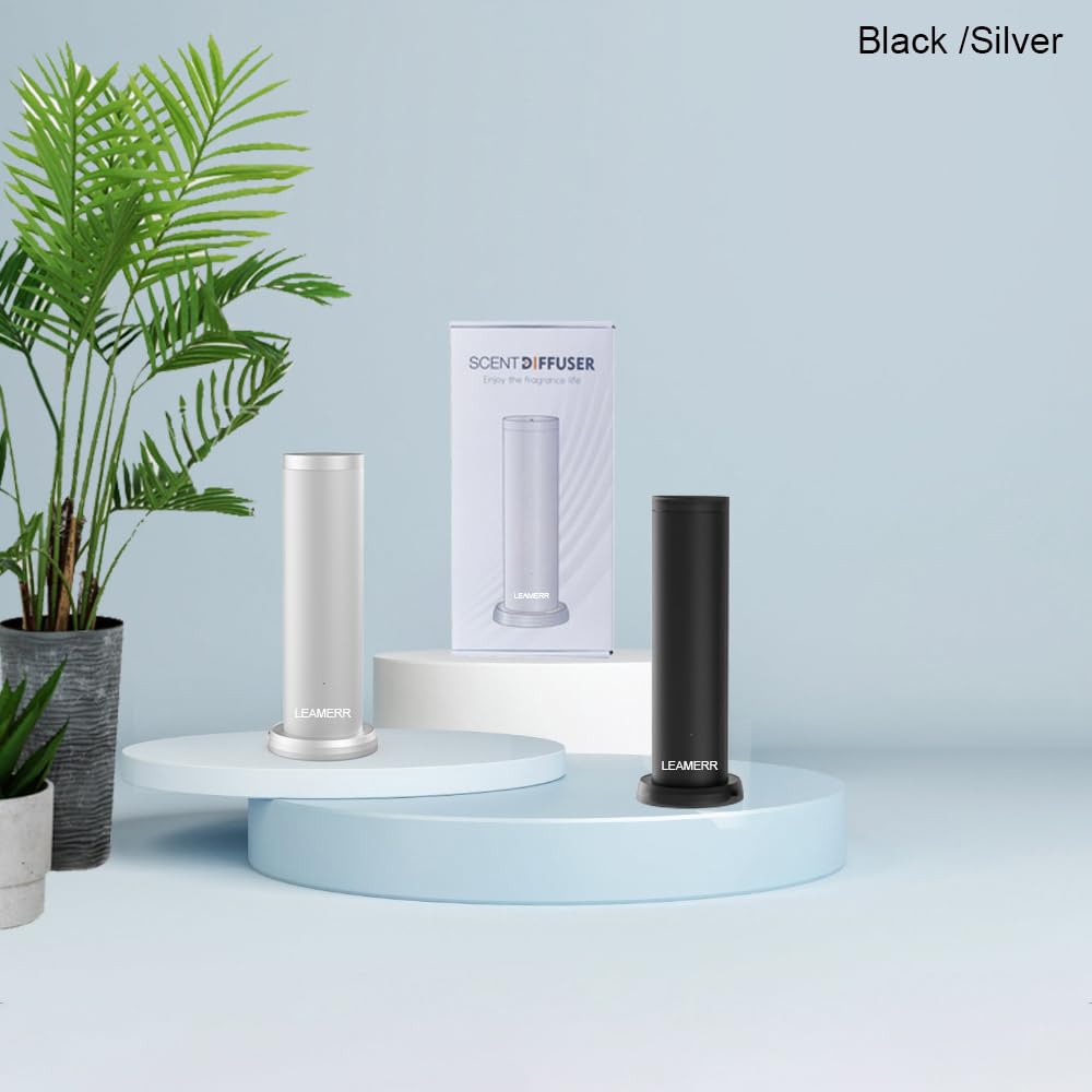 Máquina de aire inteligente para el hogar, difusor de aceites esenciales sin agua con Bluetooth/WiFi, para aceites, súper silencioso, tecnología de aire frío, difusor de aromaterapia para