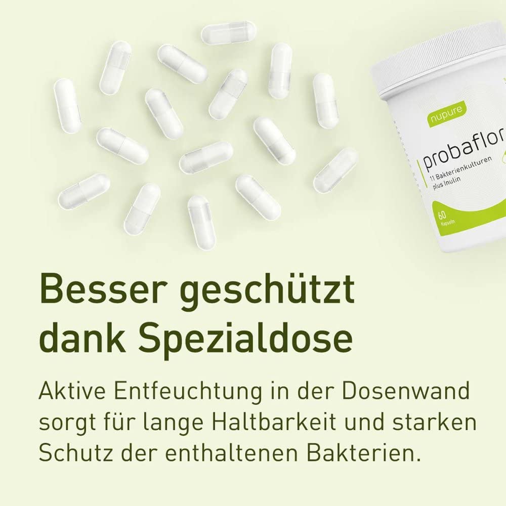 Nupure probaflor Probiotikum magensaftresistent Kapseln 90 stk