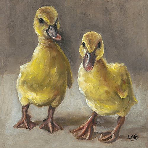 Louise Brown "So Cute" Canvas Print, Cotton, Multi-Colour, 3.20 x 40.00 x 40.00 cm