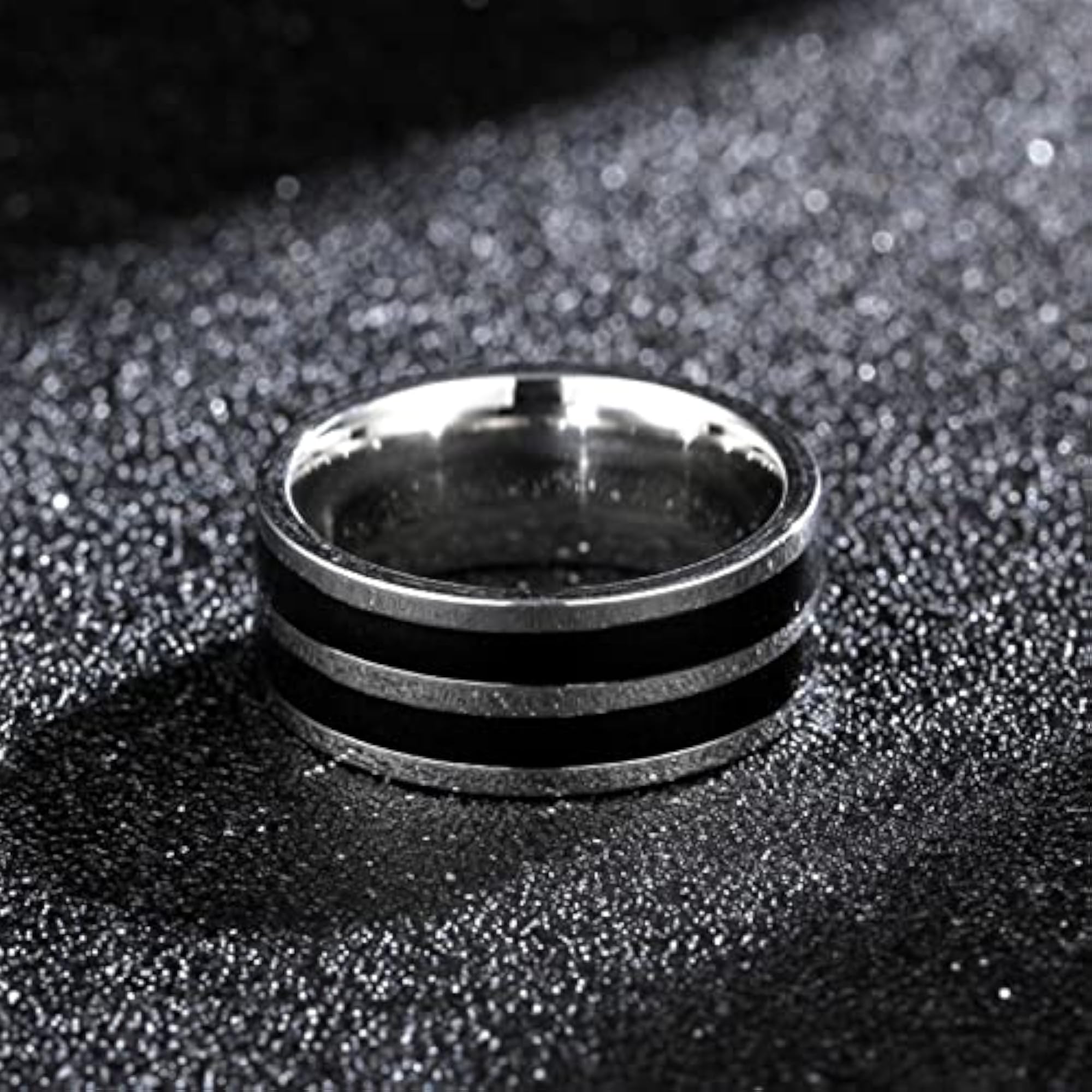 Men's Fadeless Titanium Stainless Steel Ring, Accessories