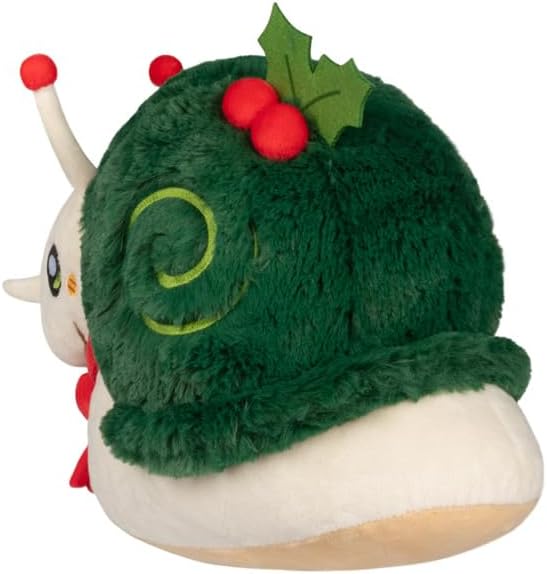 Squishable - Mini Festive Snail - Holiday Collection - 10.5 in - Soft Toy Collectible Stuffed Animal