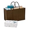 La Cordeline Sac Cabas Multi-Usages en Jute 55 x 25 x 55 cm 48 L Couleur Chocolat SACJBPFCH #4