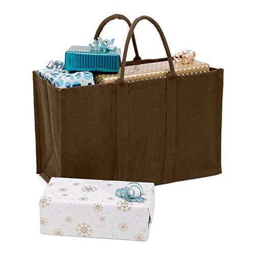 La Cordeline Sac Cabas Multi-Usages en Jute 55 x 25 x 55 cm 48 L Couleur Chocolat SACJBPFCH – vue 5