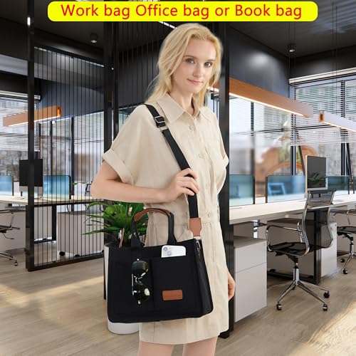 tote bag for women with compartmentslarge canvas totes women39s purse crossbody bags work laptop book bag shoulder handbags