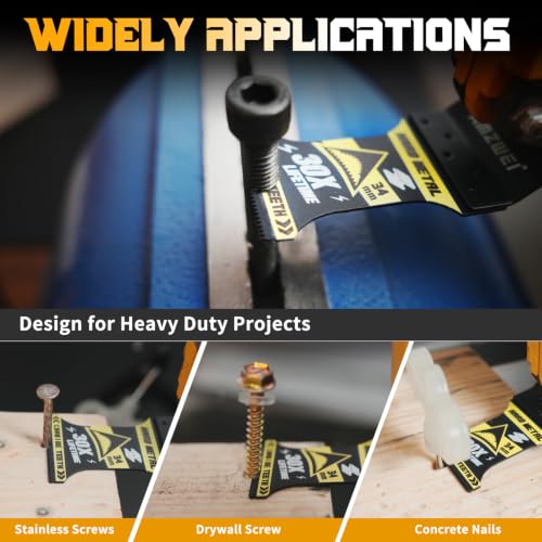 AMZWEI TiCN Carbide Oscillating Tool Blades