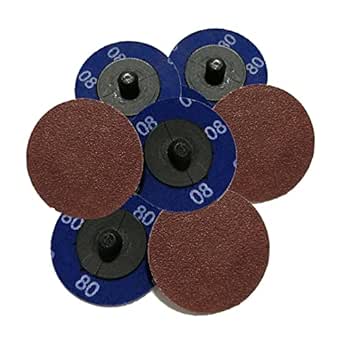 HARFINGTON 25pcs Quick Change Sanding Discs 2" 120 Grit R