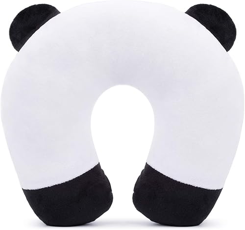 Miniatura 2 de Almohada de viaje para niños para coche, avión, almohada suave para el cuello para la cabeza y la barbilla, lindo animal en forma de U, almohada de