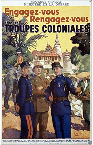 Cartel genérico - Póster colonial 22 (300 gramos, 60 x 90 cm, tamaño de 60 x 70 cm, disponible a 70 € bajo petición)