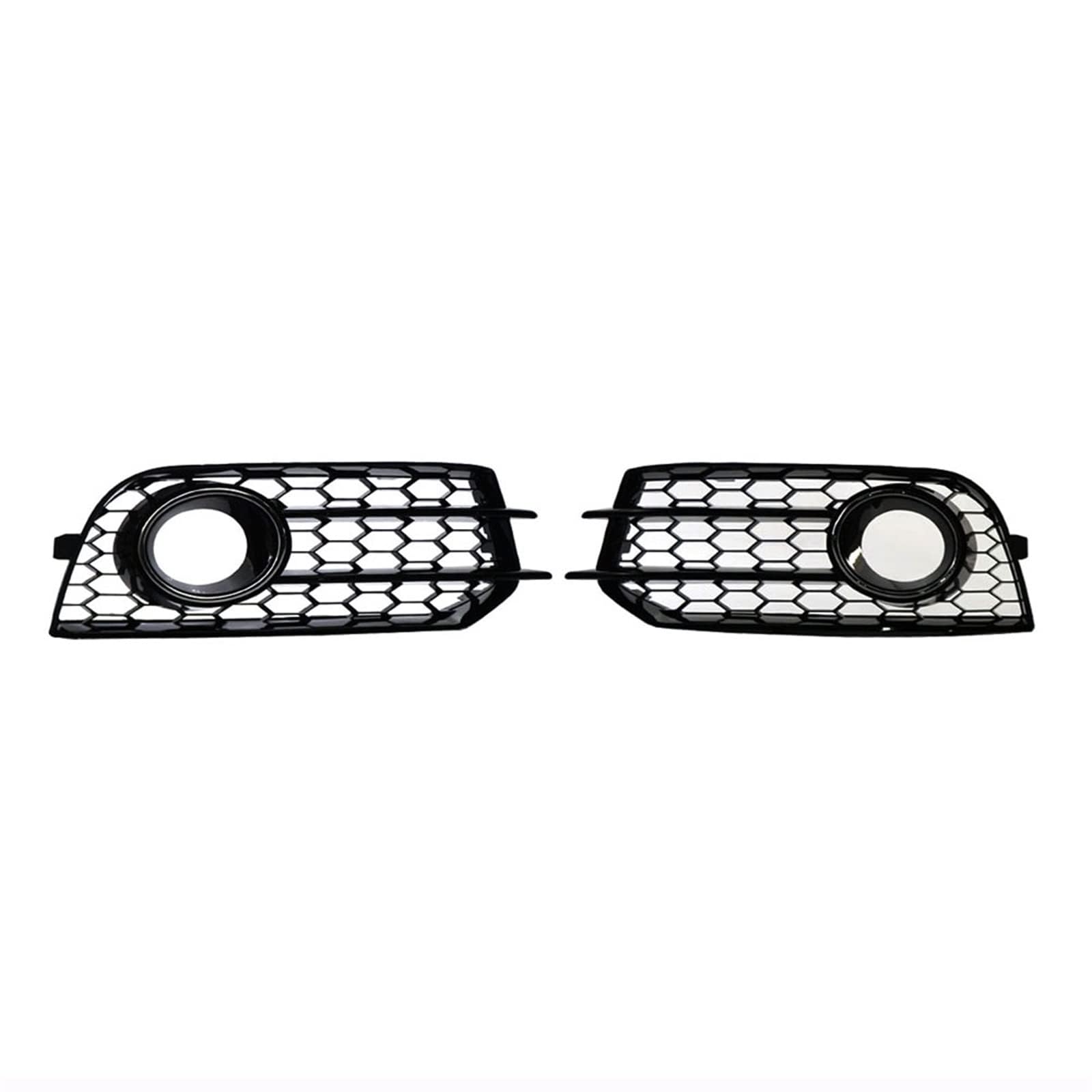 Auto Griglia Anteriore Paraurti Griglia per Audi A1 8X 2010-2014, ABS Sportiva Griglie Anteriori Radiatore Fendinebbia Griglia a Nido d'Ape Auto Accessori