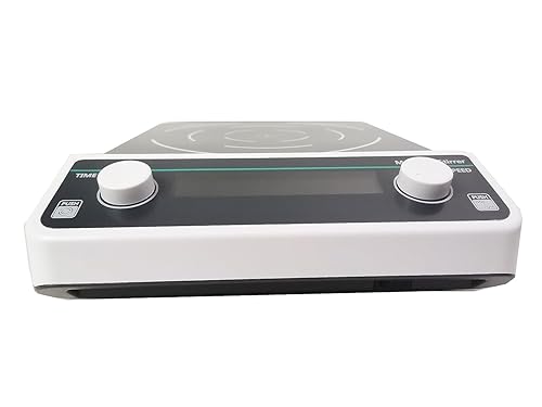 Miniatura 4 de Agitador magnético Agitador magnético de gran capacidad con rango de velocidad 50-1300rpm Volumen máximo de agitación 30L Pantalla LCD hacia