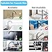 Xiuouix Sink Sprayer Rubber Hose,Dog Shower Attachment Sink Hose for Dog,Pets,Bathing Baby,Washing Hair,Rinsing VegeTables Etc,Sink Hose Attachment for Faucet