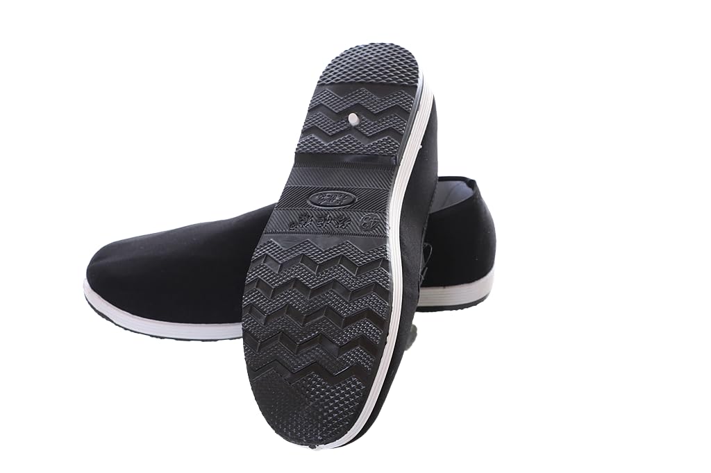Kungfu artes marciales chinas Taichi Wushu ocio tela zapatos mocasines negro antideslizante