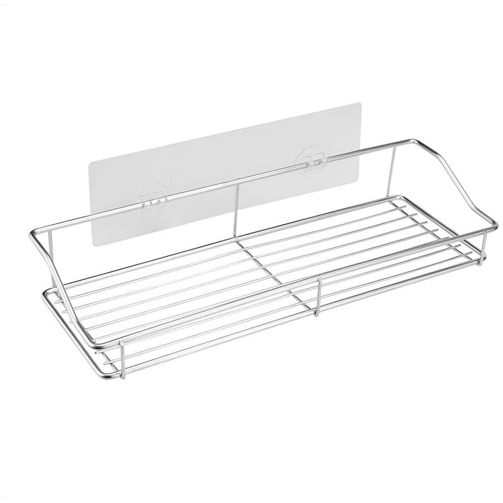 SDGBCXD bathroom shelves, With Hook for Shampoo, Soap, Seasoning Bottles, Draining Basket, Organizer(Without Hook)