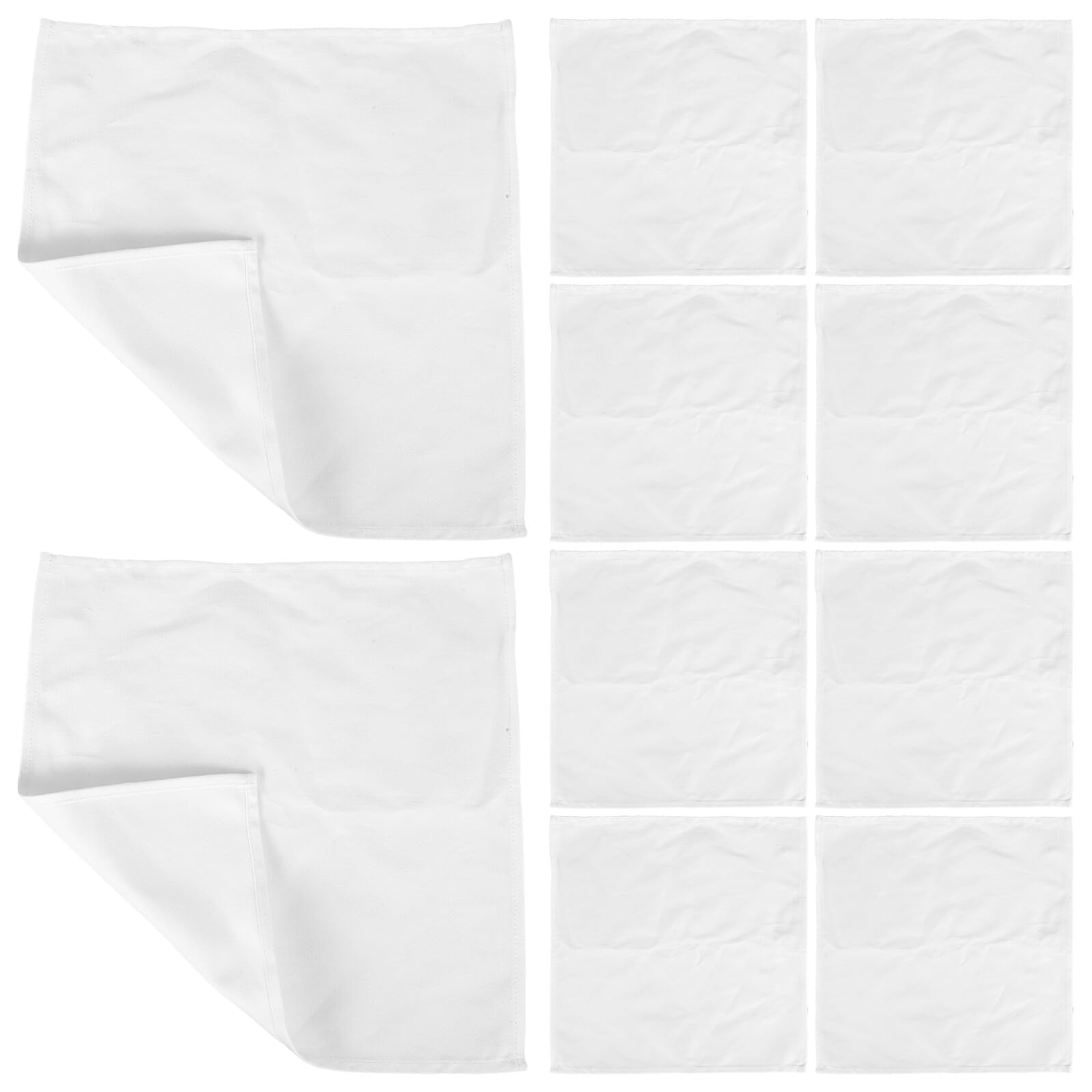 PRETYZOOM 20 Piezas Servilletas de Algodón Absorbentes Reutilizables para y Cocina Paño de para Mesa Toallas de Mano para Bebidas