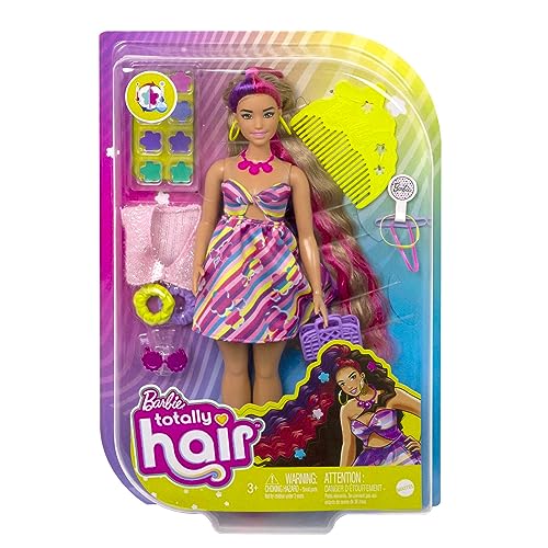 Totally Hair Barbie Poupée Barbie Ultra Chevelure Plantureuse Avec 15 Accessoires - vue 8