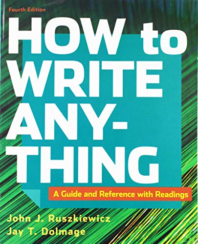 How to Write Anything with Readings: A Guide an... 1319058531 Book Cover