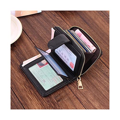 Wallet Women/men Ladies Purse woman/male Credit Card Holder Wallet Case Money Bag Wallets(Type B wine red)4
