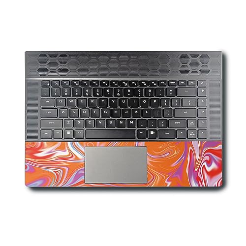 Image of MightySkins Skin Compatible with Alienware X16 R1 (2023) Full Wrap Kit - Orange Swirl | Protective, Durable, and Unique Vinyl Decal wrap Cover | Easy to Apply & Change Styles | Made in The USA