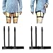 FEESHOW Adjustable Anti-wrinkle Uniform Dress Shirt Stays Garter Belts with Non-slip Locking Clamps (Plastic Clip)