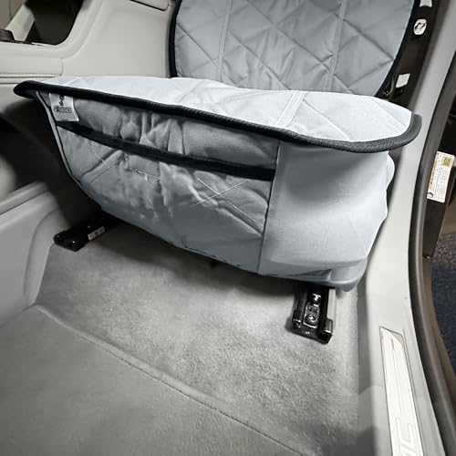 Miniatura 5 de Cubiertas para asientos delanteros para perros. Empresa estadounidense, normal, gris