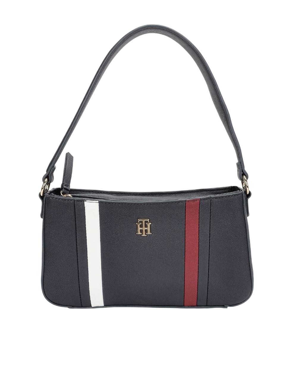 tommy hilfiger Striped Beige Pu Shoulder Bag-picture-12