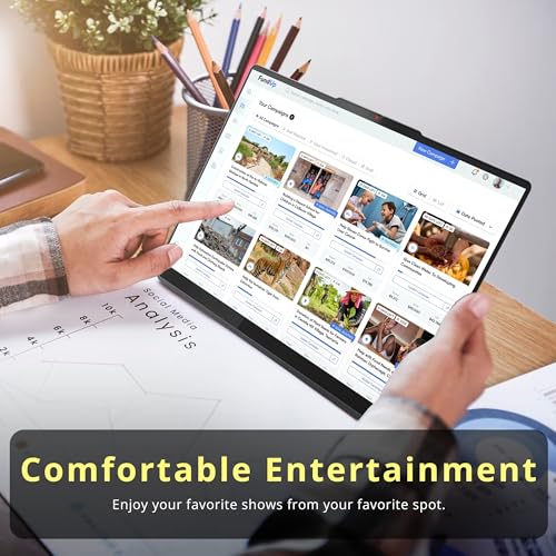 Image of Lenovo Yoga 7i 2-in-1 16 inch 2K Touch Laptop, Intel Core Ultra 7 256V, 16GB LPDDR5X, 2TB(1TB SSD+1TB Docking Station), Intel Arc Graphics, Backlit KB, Fingerprint, Copilot+ PC, Wi-Fi 7, Win 11, Gray