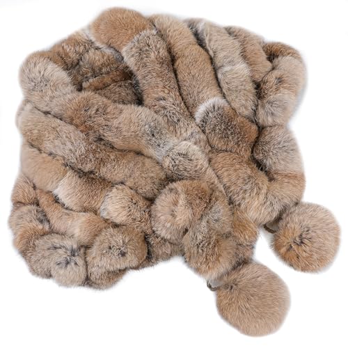 Luxury Genuine Rabbit Fur Shawl For Women-Ladies Real Fur Cape Ruffle Wraps Winter Warm Shawls